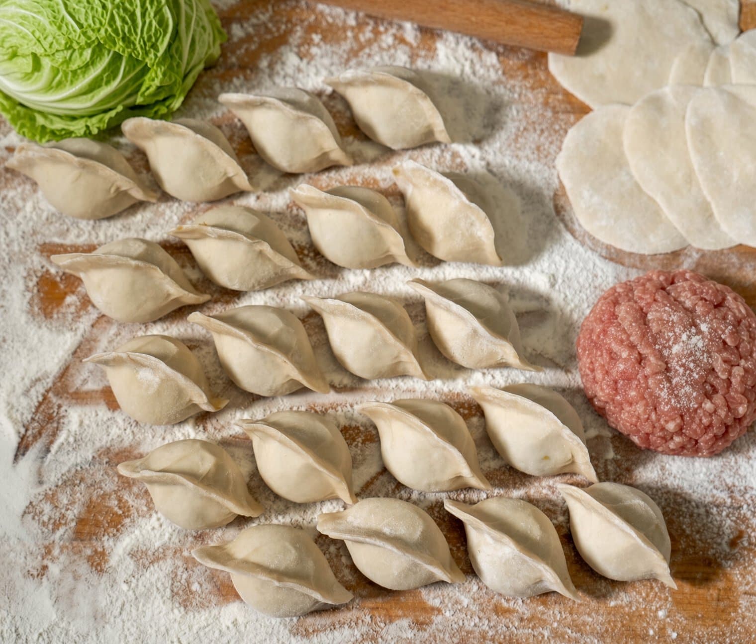 冷冻高丽菜猪肉水饺(20 pcs) | 冷凍水餃